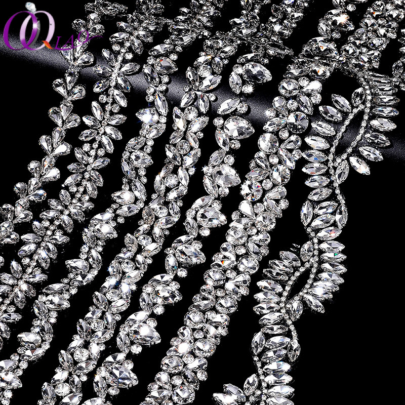Qiao Iron-On Crystal Rhinestone Trim (1 Yard) | Shopee Malaysia