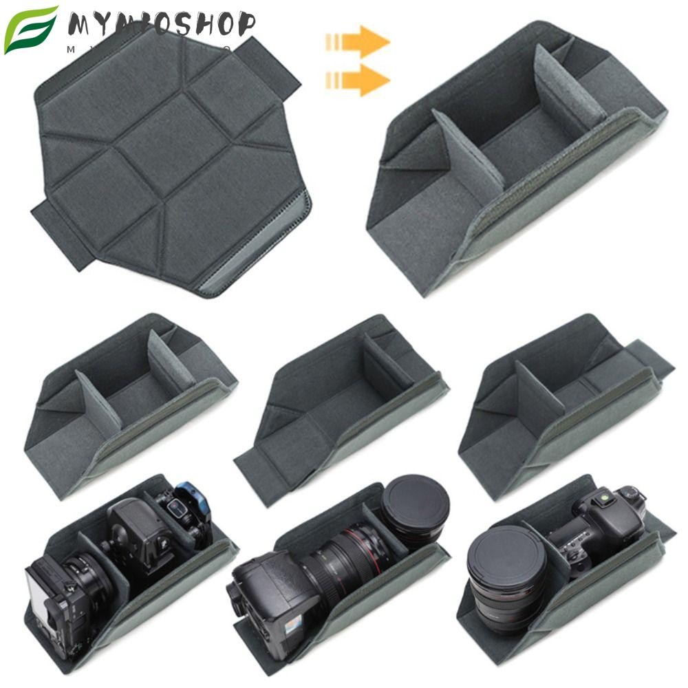 MIOSHOP Camera Lens Inner Bag, Moisture Proof Shock Absorption DSLR ...
