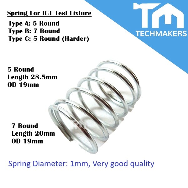 1pcs Of Spring for ICT / FCT Test Fixture Jig Oil Filter Plunger Premium Quality
