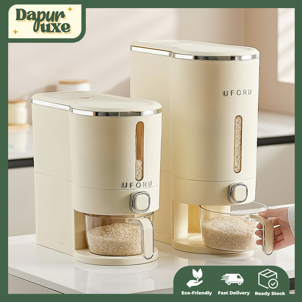 UFORU | Rice Storage Dispenser | Shopee Malaysia