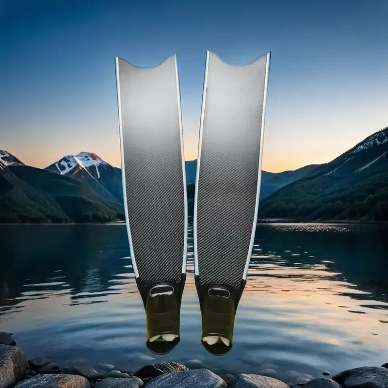[Warrior2] Carbon Fiber Long Blade Spearfishing Snorkeling Lifesaving ...