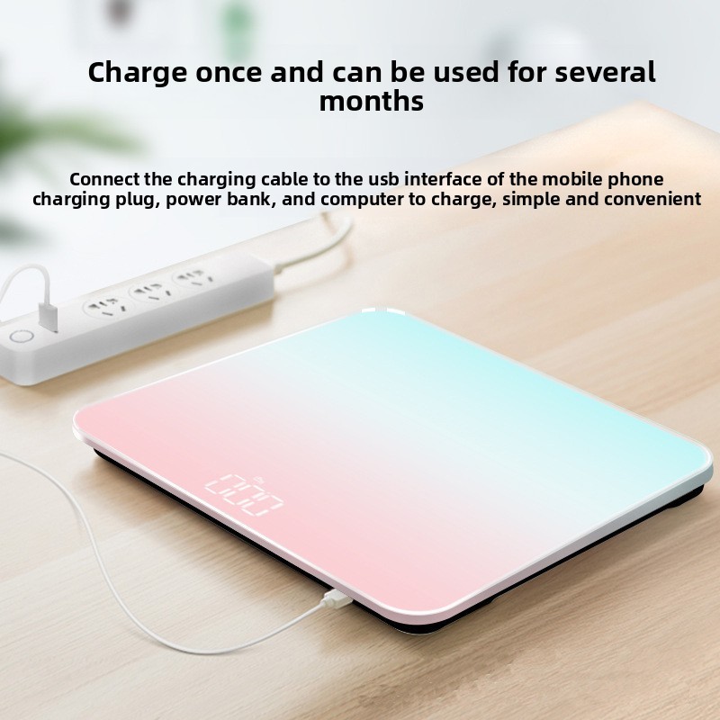 Smart LED Weight Scale Hidden Screen Electronic Scale Home Bathroom ...