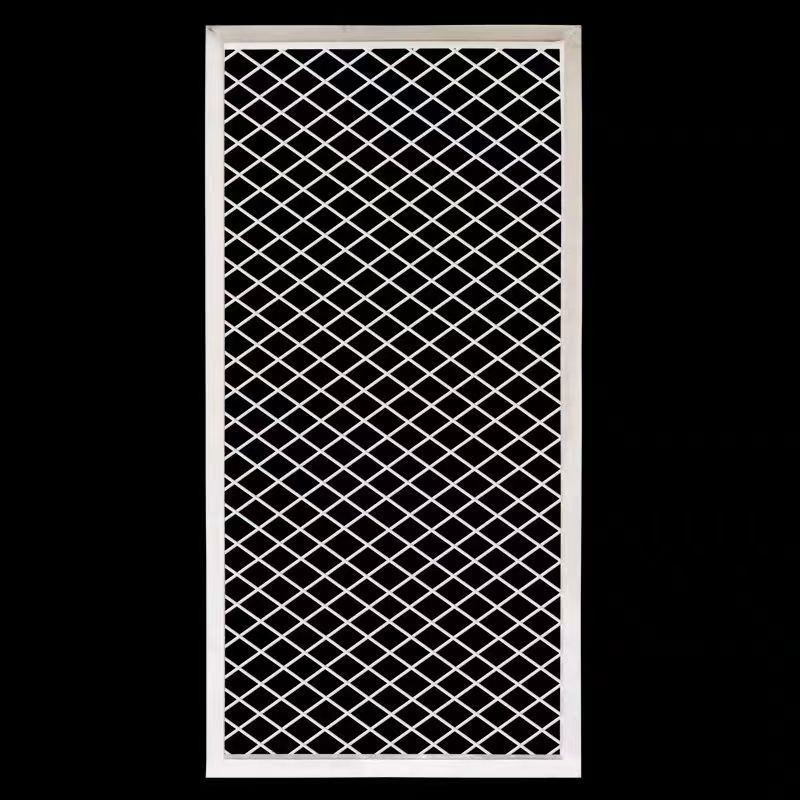 Diamond-shaped mesh panel partition wall decorative perforated ceiling ...