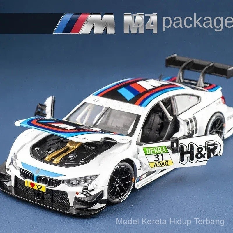 1:24 BMW M4 DTM M6 BMW CSL Racing Car Free Wheeling High Light Sport ...