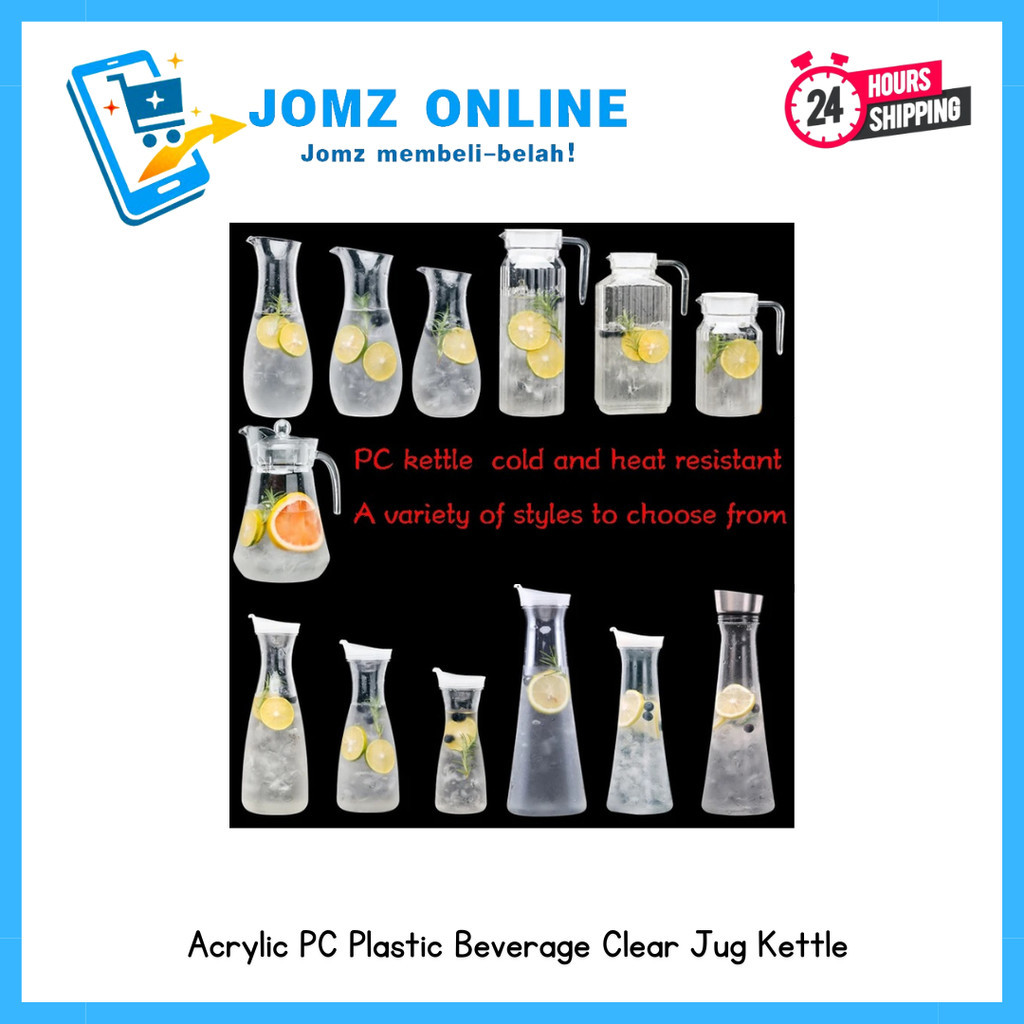 Acrylic PC Plastic Beverage Clear Jug (1100ml/1500ml) | Shopee Malaysia