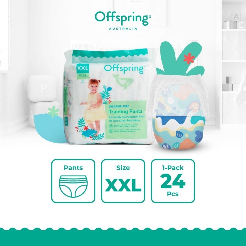 Offspring Premium Fashion Pants Diaper - XXL (24 Pcs) | Shopee Malaysia