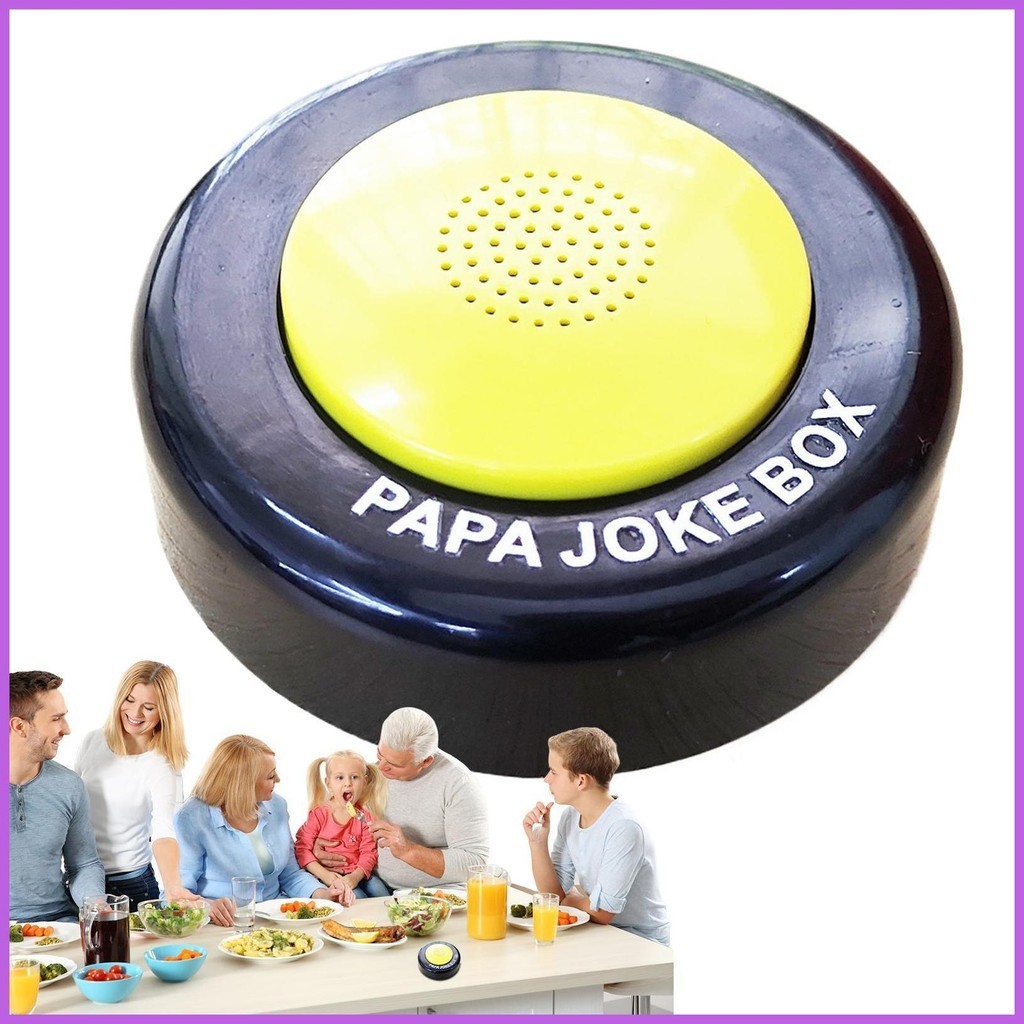 Papa Joke Box Dad Jokes Generator Button with 50 Hilarious Dad Jokes ...