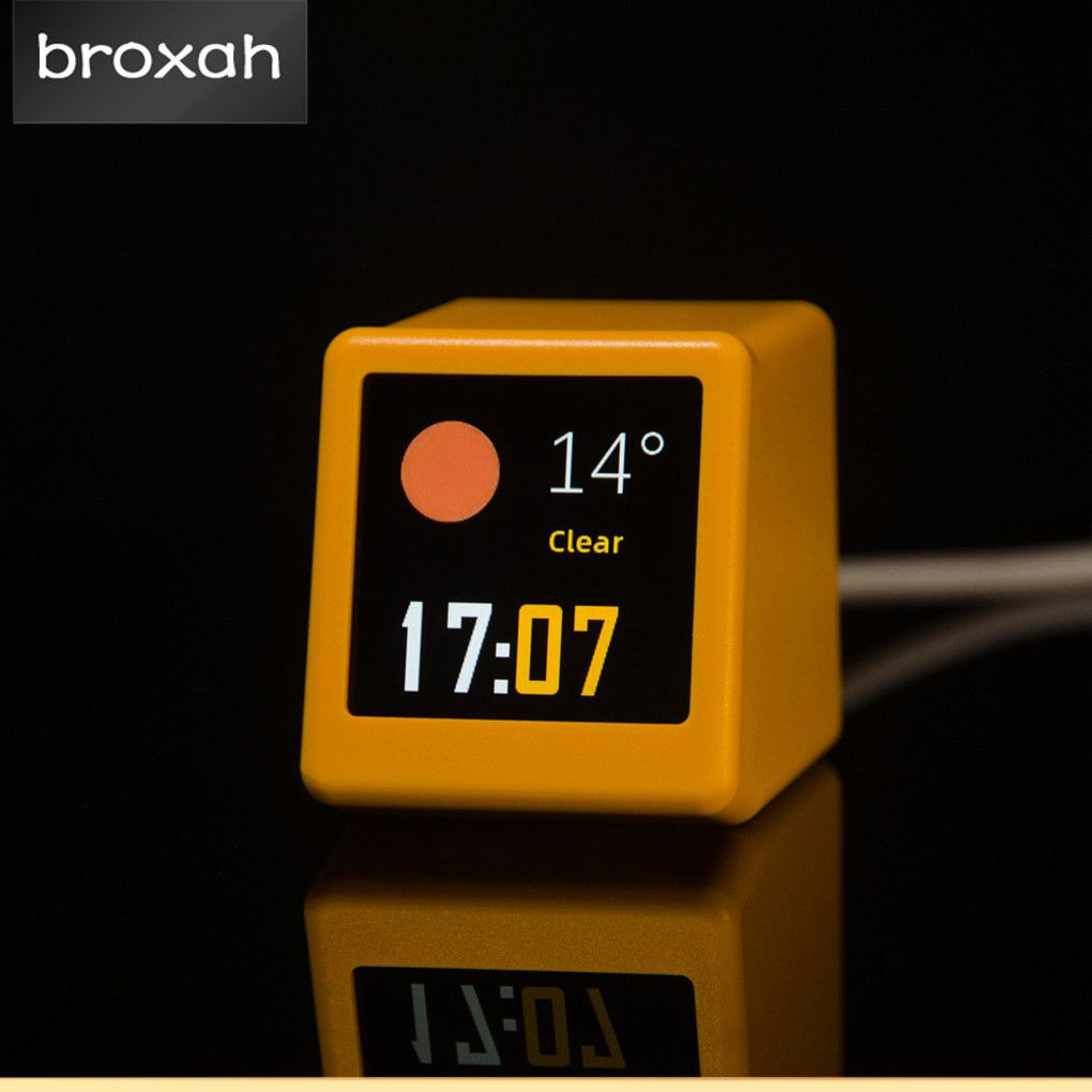 Wifi Connected Desktop Station With Smart Weather Clock Temperature ...