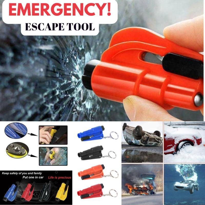 Auto Safety Hammer Car Emergency Escape Window Glass Breaker 2in1 Car ...
