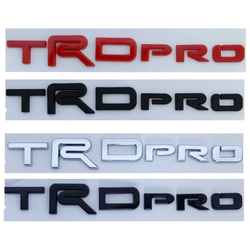 thumbnail interactive-video image 1 of Toyota Tundra TRD Pro Rear Fender Bed Inserts – 2014-2021, Black & Red, OEM Style (QTY 2) 1 of 5