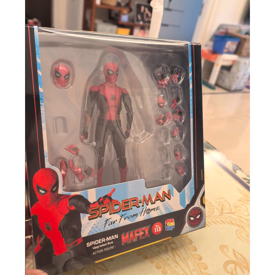 CT Mafex 185 Spider-man Upgraded Suit Spider Man Action CT Mafex 185 Spider-man Upgraded Suit Spider Man Action