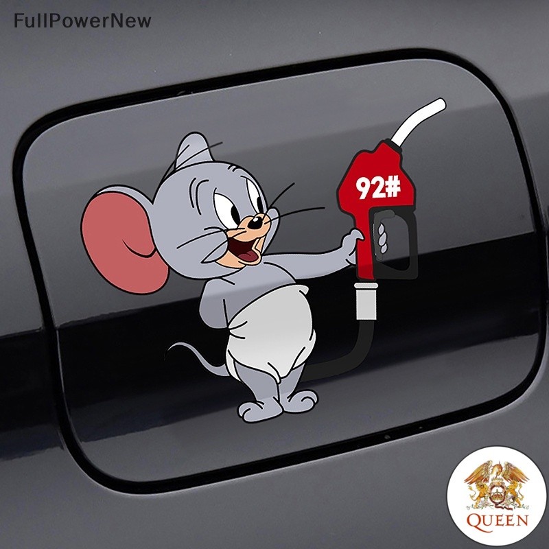 QC Full Funny Car Stickers High Gas Consumption Decal Fuel Gage Empty ...