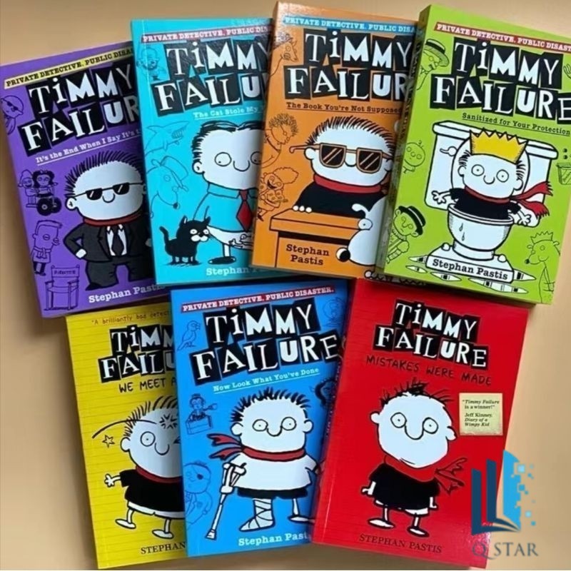 Timmy Failure Kids Story Book (7 Books) | Shopee Malaysia