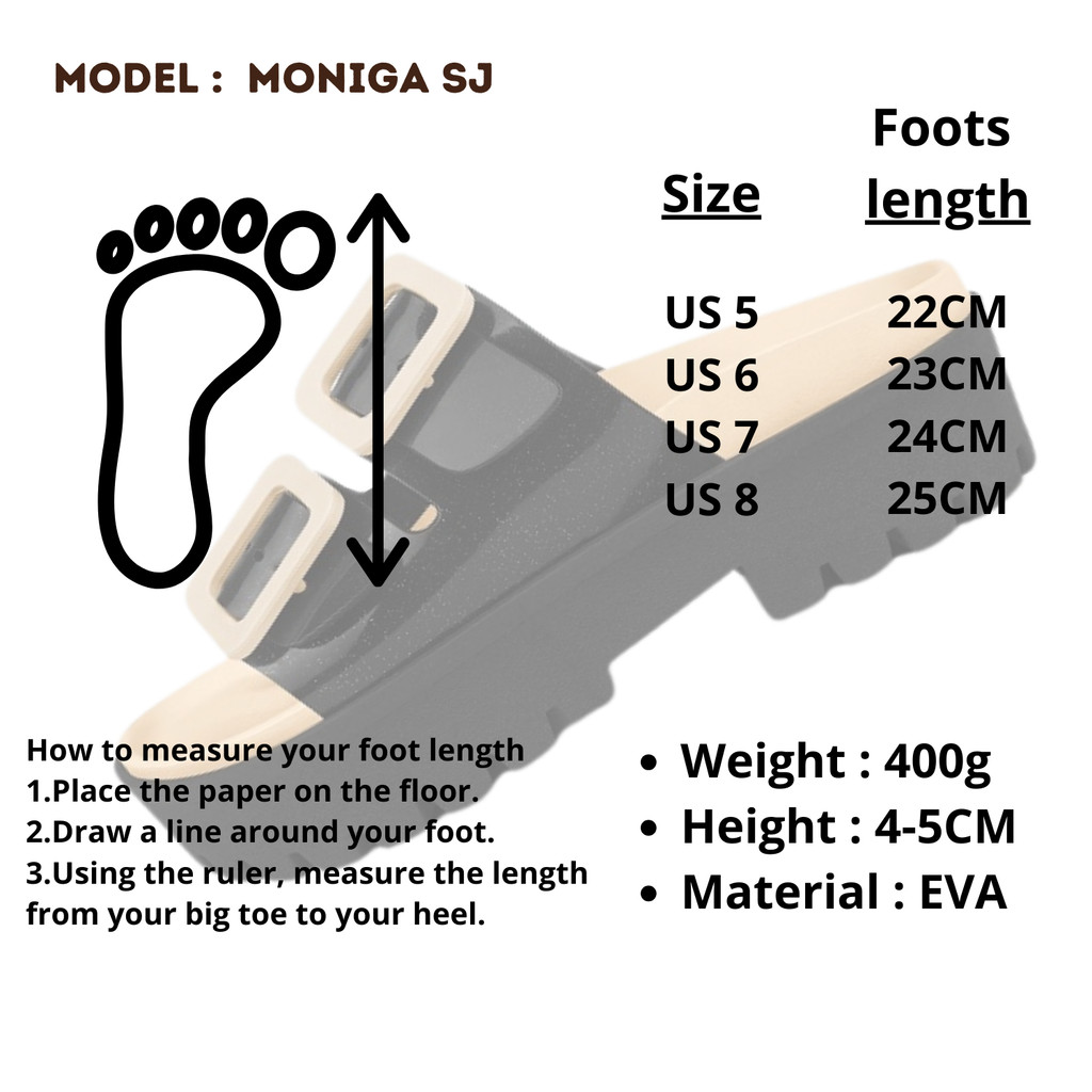 MONOBO MALAYSIA | MONIGA SJ Ladies Wedges Sandals Platform Wedges Kasut ...