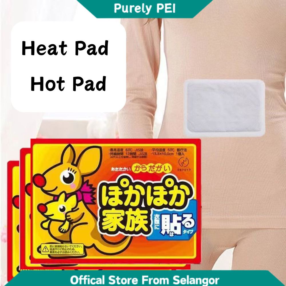 Hot Pad Hotpak Heatpak Period Pain Relief Sticker Warmup Patches