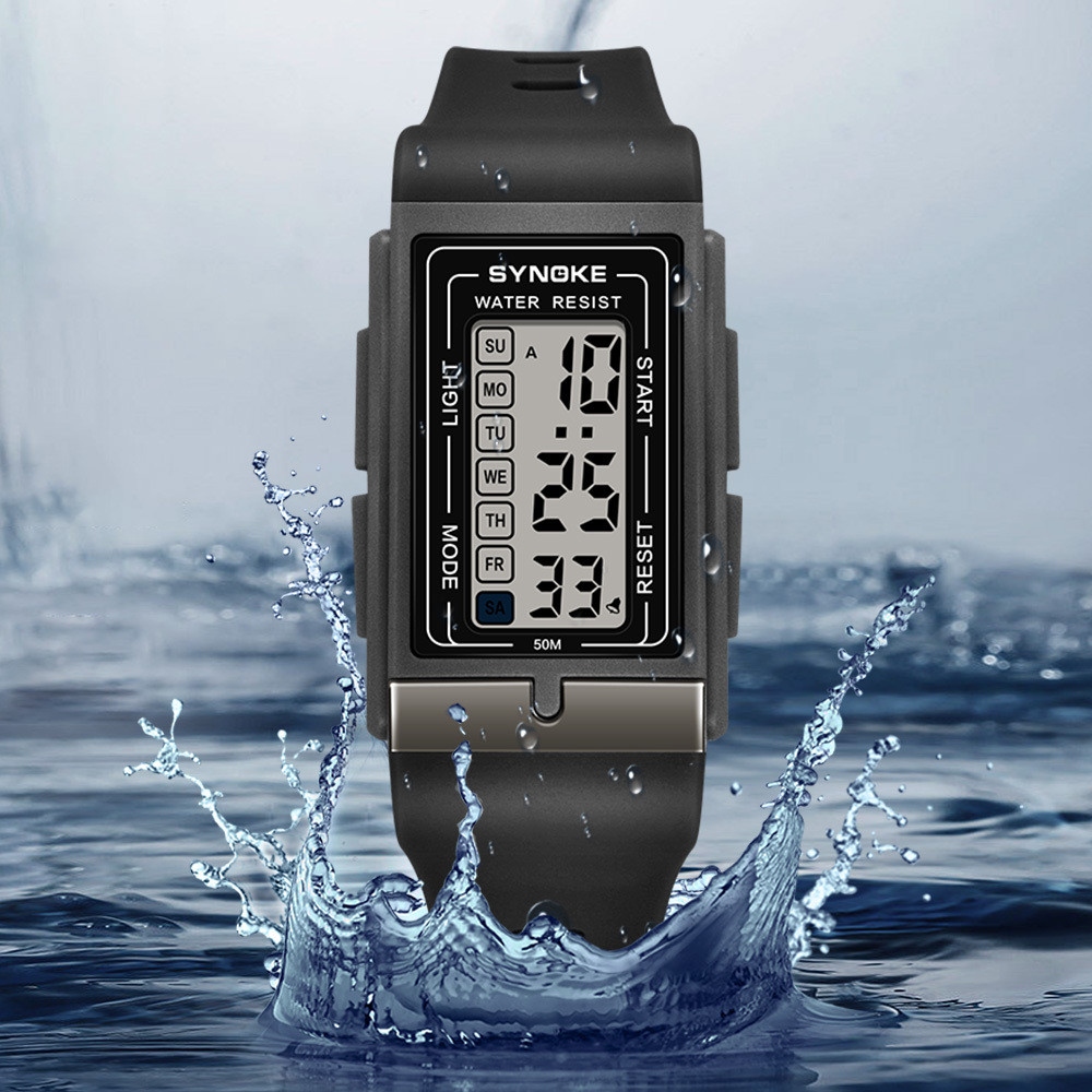 Unique Electronic Watch 50 Meters Swimming Waterproof Bracelet ...
