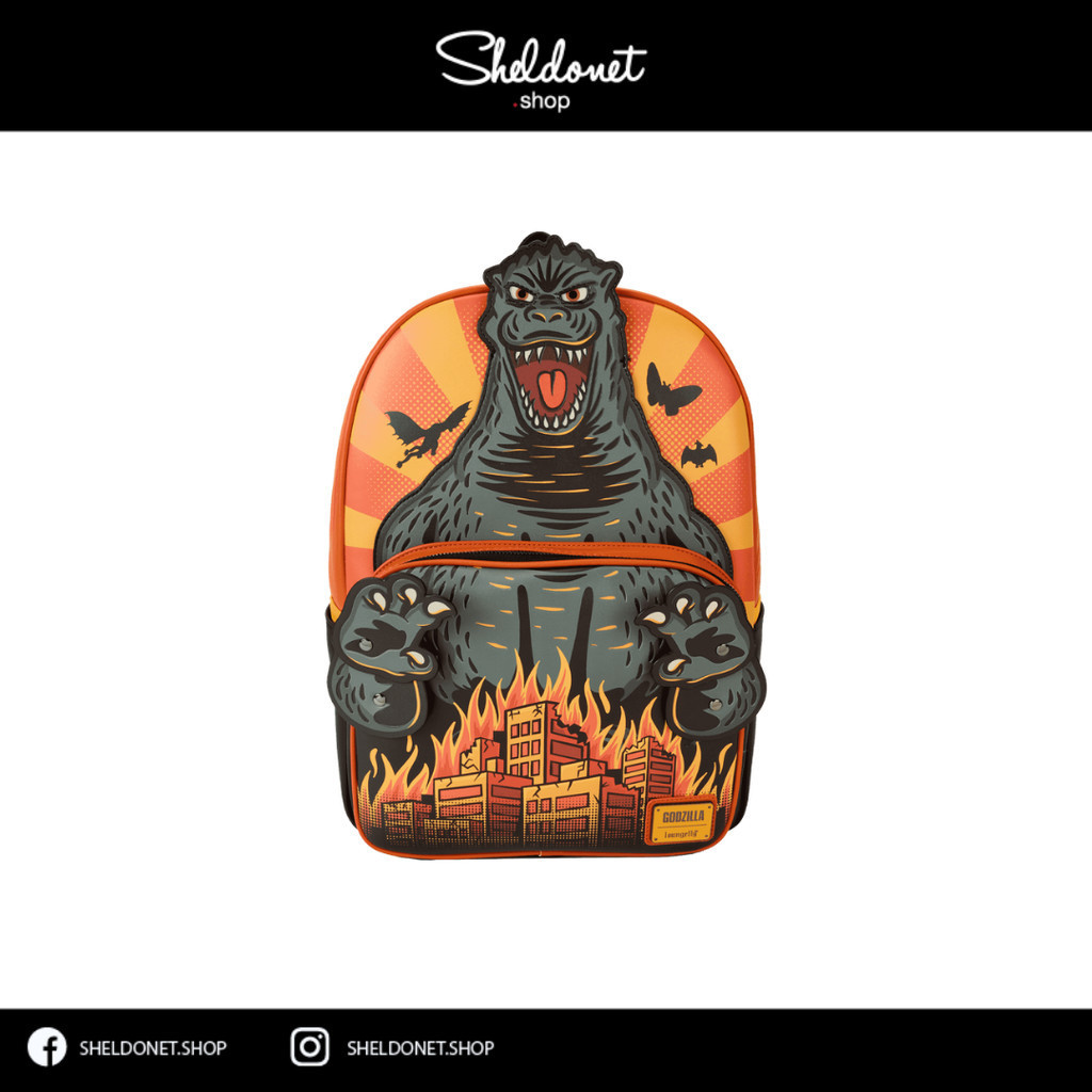 Loungefly: Toho Godzilla Full-Size Cosplay Backpack | Shopee Malaysia