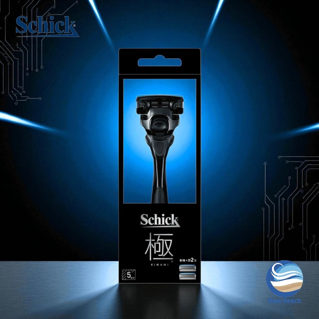 Schick Kiwami/Japan Premium 5-Blade Razor/Shock Absorb Tech/Holder + 2 ...