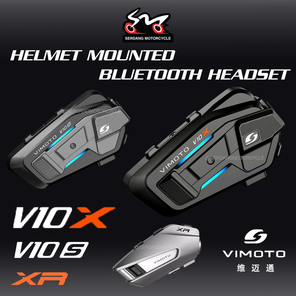 VIMOTO XR V10X V10S V9S Bluetooth J'B'L Speaker Headset Intercom Helmet ...