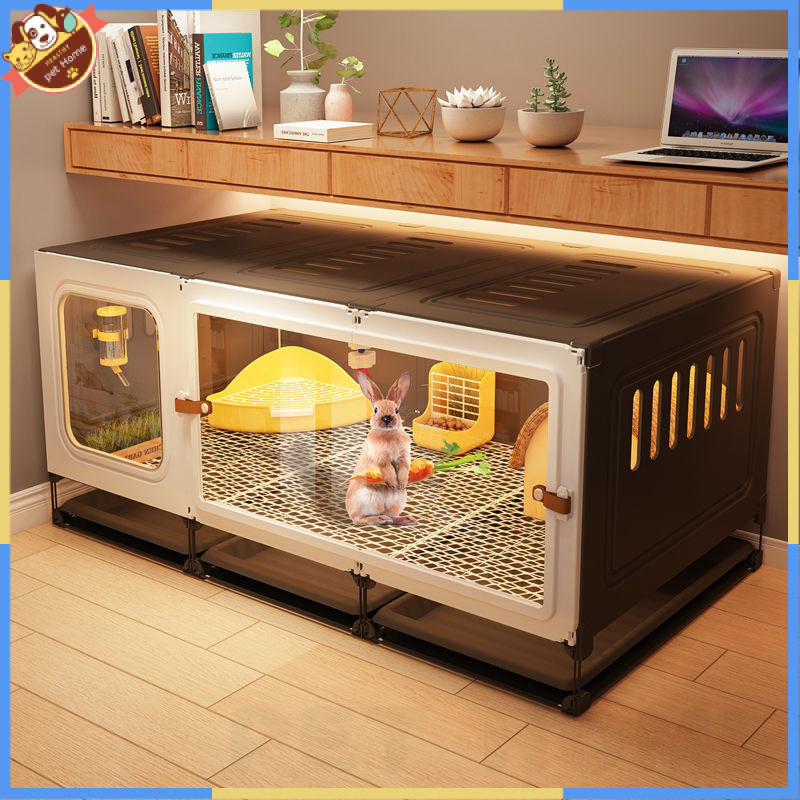 Rabbit Cage Household Indoor Dedicated Large Rabbit Raising Sleeping ...