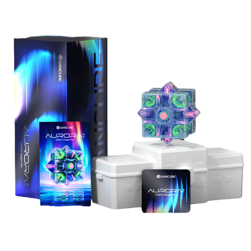 GAN 14 Maglev Pro 3x3 Magnetic Cube Aurora YaoGuang Professional Summer ...