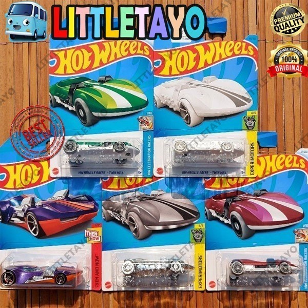 PUTIH HIJAU Hot Wheels HW Braille Racer Twin Mill White Silver Pink ...