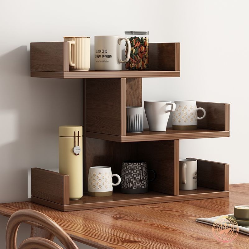 Cup rack lattice cabinet water cup rack coffee cup wall display rack ...