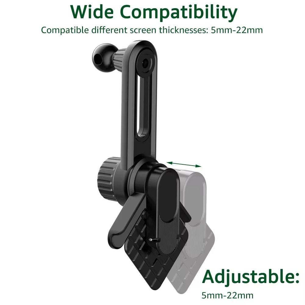 MURRAY1 Car Display Screen Phone Holder Base, 17mm Ball Head Adjustable ...