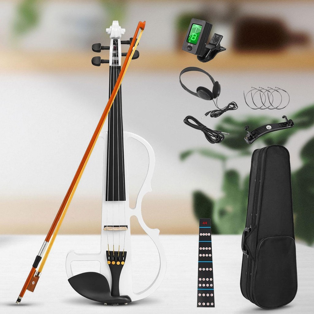 [uguuiya] Electric Violin with Violin Accessories Violin Acoustic 4/4 ...