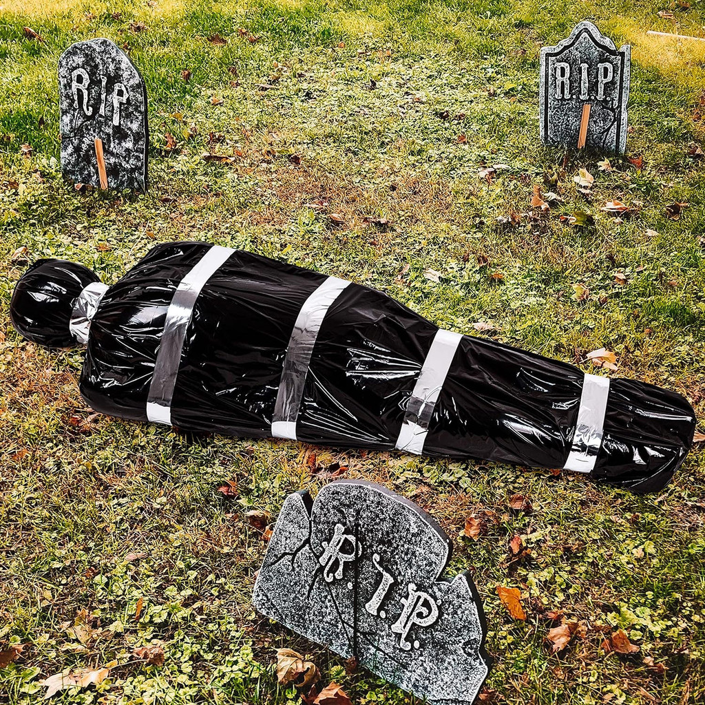 Halloween Decorations Outdoor Dead Body Props - Scary Fake Corpse in ...