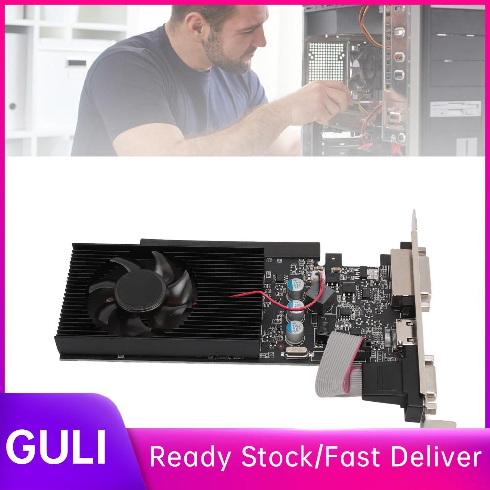 Guli PCIe Graphics Card 1000MHz Core Frequency GT705 2GD3 Plug and Play ...