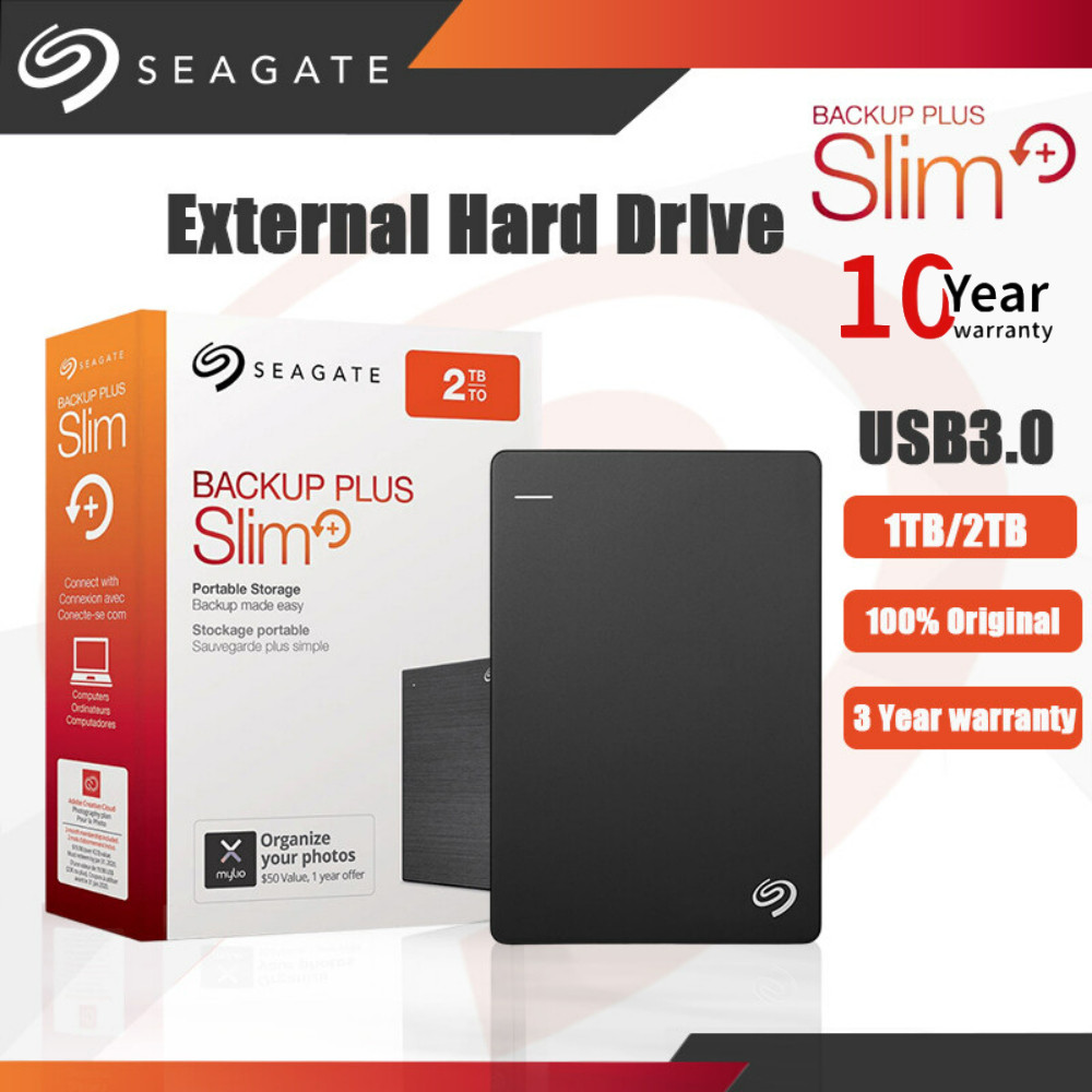 COD Seagate 1TB 2TB One Touch with Password USB3.0 ; Free Rescue Data