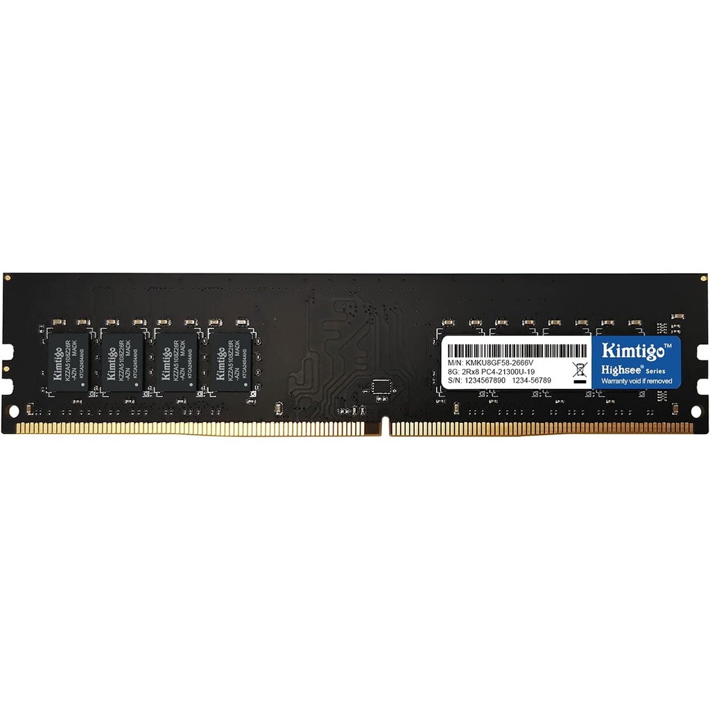 Memoria RAM Kingston 8GB DDR4-2666 Para PC De Escritorio - 1.2V
