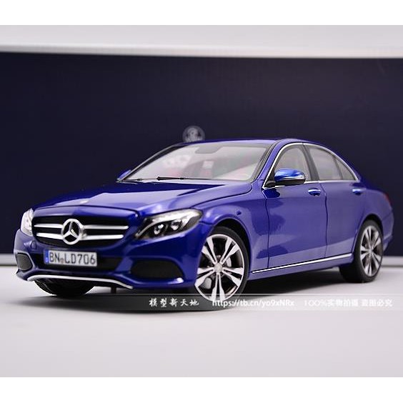 Ready Stock NOREV 1: 18 Mercedes-Benz C200 Original Dark Blue Car Model ...
