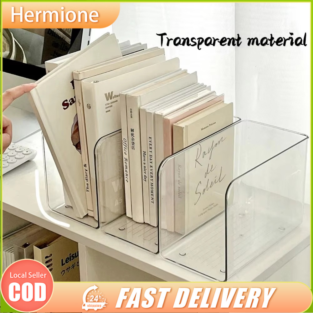 U Shaped Books Stand Transparent High-end Desktop File Organizer ...