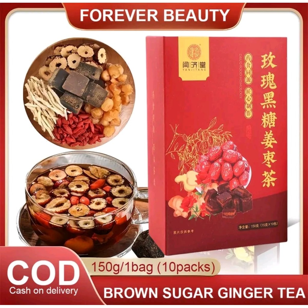 halal [Local Delivery] Teh jujube halia gula perang Chinese Health Tea ...