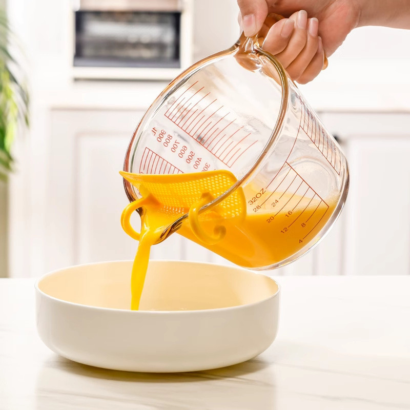 Amazon.com: HHSSYYXX Filter Cup with Scale Liquid Beating