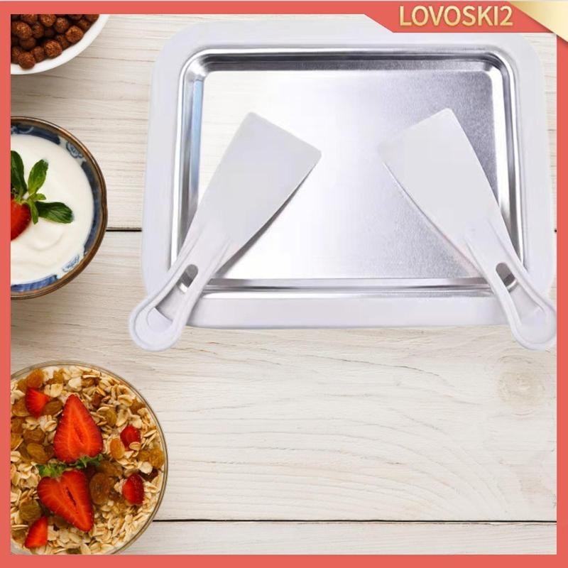[LovoskiacMY] Instant Cold Plate, Ice Cream Tray, Rolled Cream, Fun Family Activities, Easy to