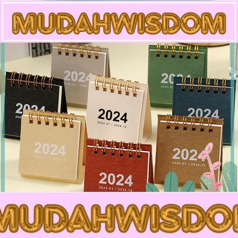 mudahmart246 Mini 2024 Calendar Creative Portable Desktop Calendar ...