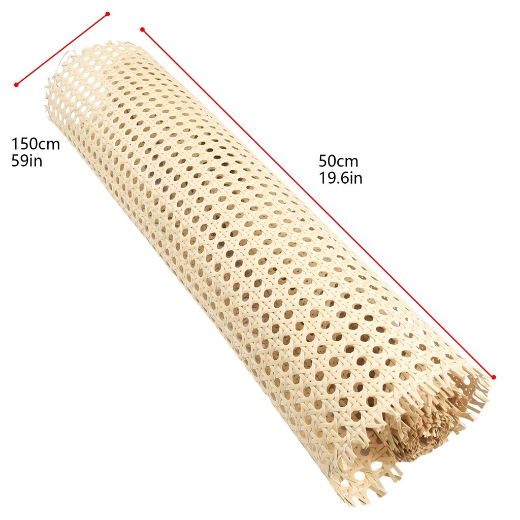 [Super] Rattan Mesh Roll Sheet bing Caning Material for Chairs Kit