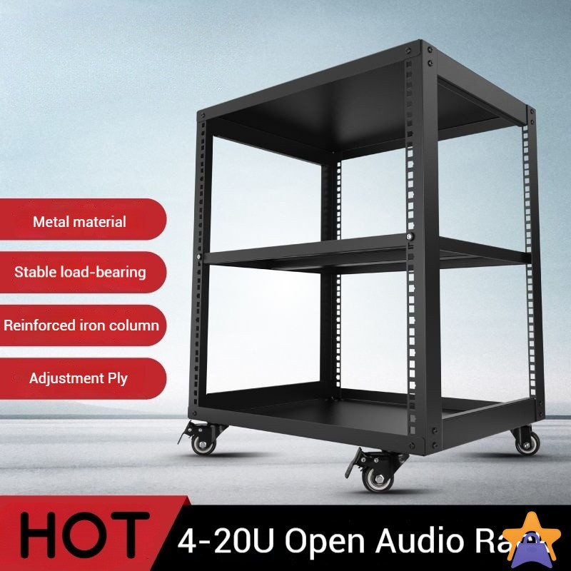 4U-20U amplifier cabinet full metal audio rack switch server open ...