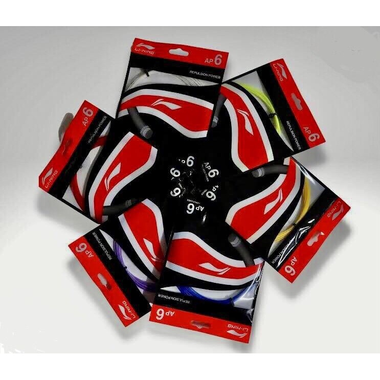 Li-Ning Badminton String AP6 Tali Raket [100% Authentic] -Sports ...