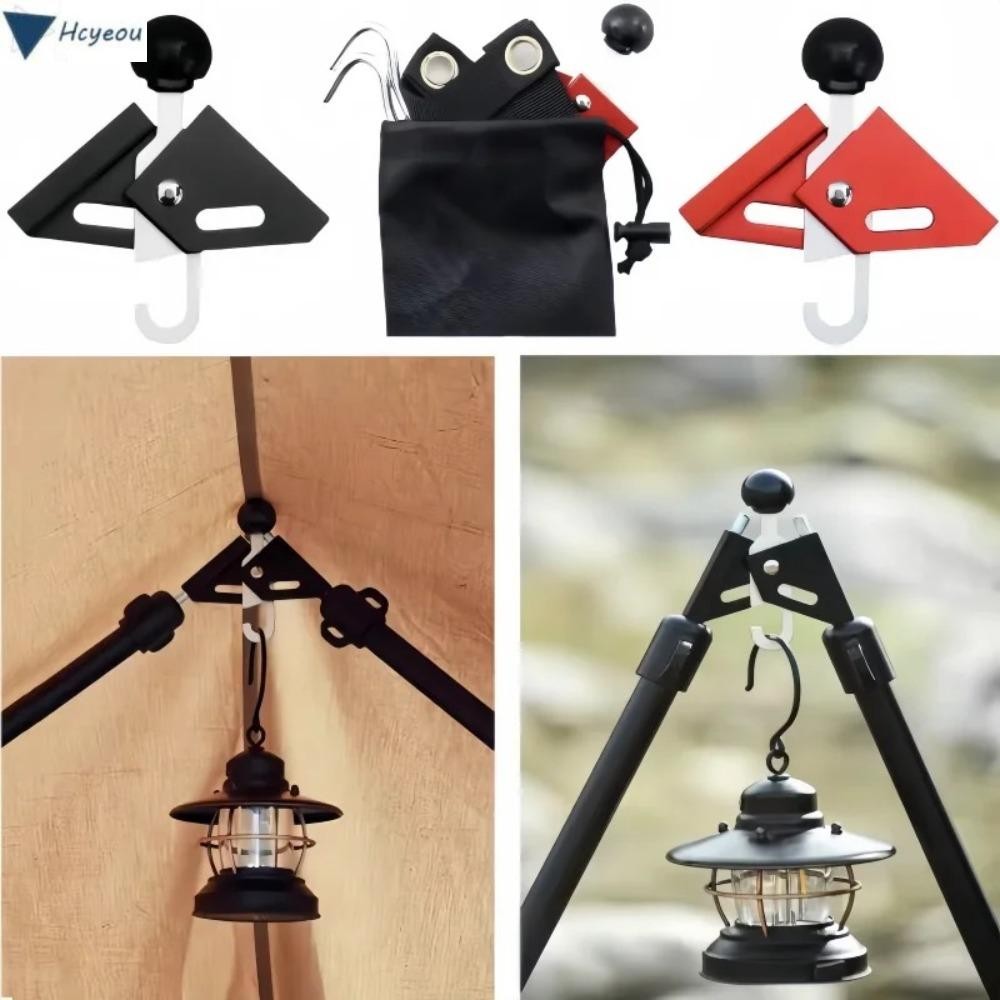 HCYEOU Angle Tent Pole Connector, Adjustable Aluminum Alloy Tents Top ...
