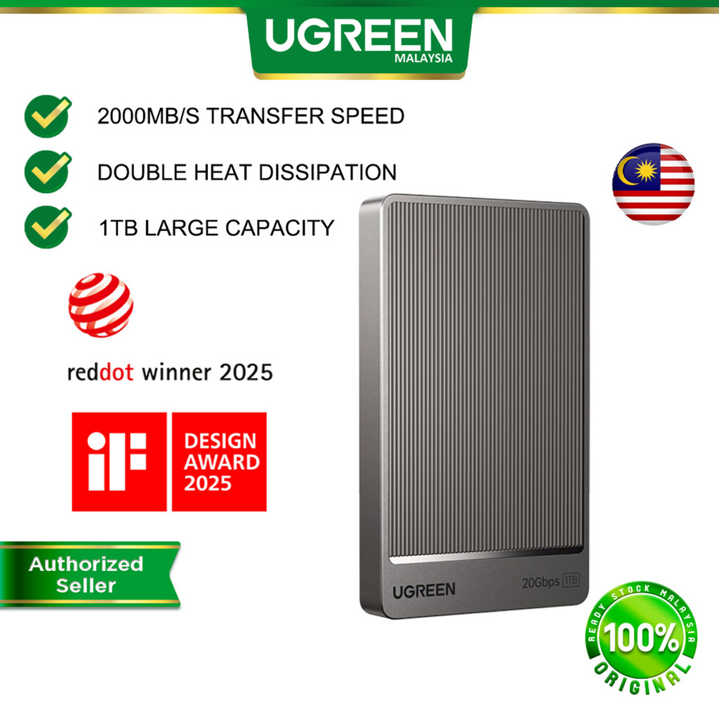 【新品】UGREEN 1TB 外付けSSD 最大2000MB/s 新品】UGREEN 1TB 外付けSSD 最大2000MB/s 新品】UGREEN 1TB 外付けSSD