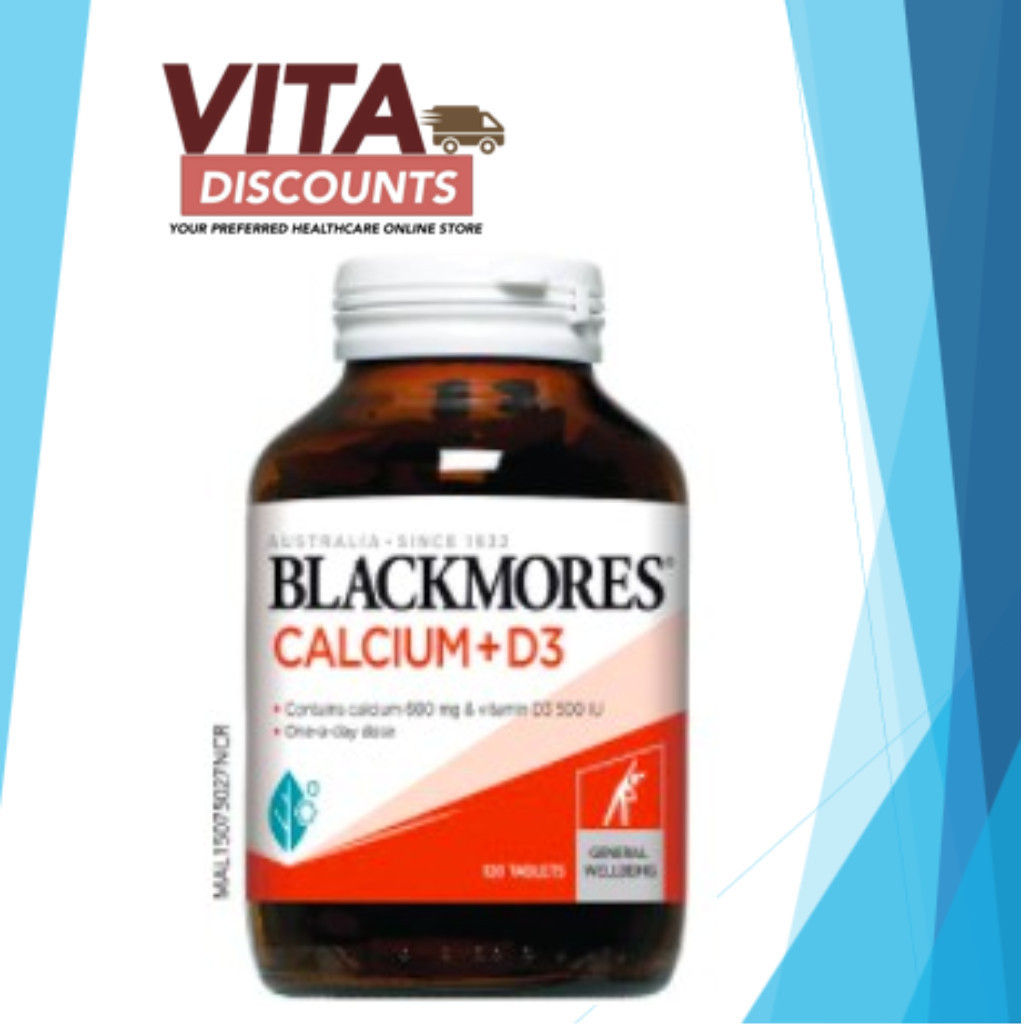 [BOTOL BESAR 120S] BLACKMORES CALCIUM + D3 TABS 120S EXP09/2026 ...