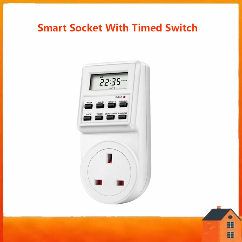Digital Plug-In Timer 24/7 Programmable 13A Socket Malaysia Standard ...