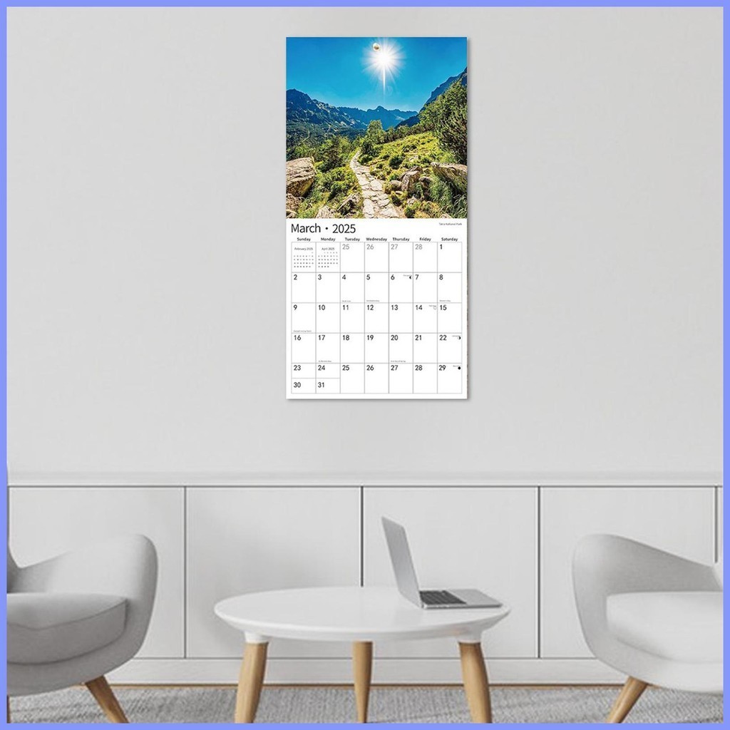 National Park Wall Calendars 2025 Natural Landscape Calendar 2025