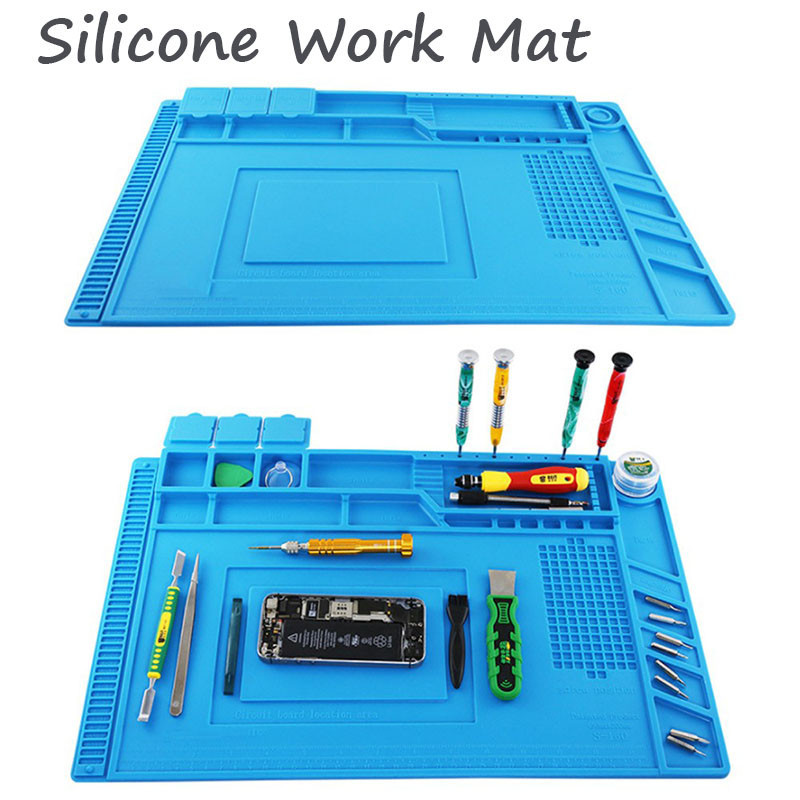 Silicone Work Mat Heat Insulation for Electronic Laptop Repair Magnetic ...