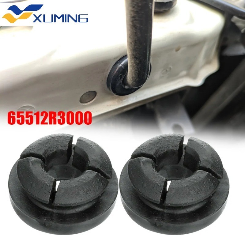 2pcs Rubber Hood Prop Support Grommet Holder W700510S300 Fit For Ford