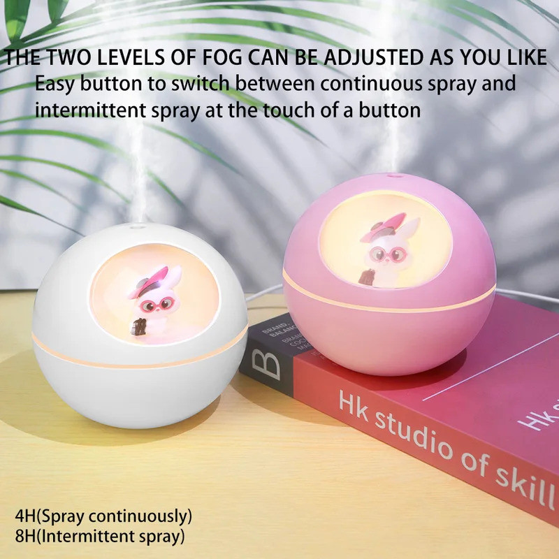 Elf Rabbit Humidifier Portable Cute Air Humidifier Aromatherapy ...